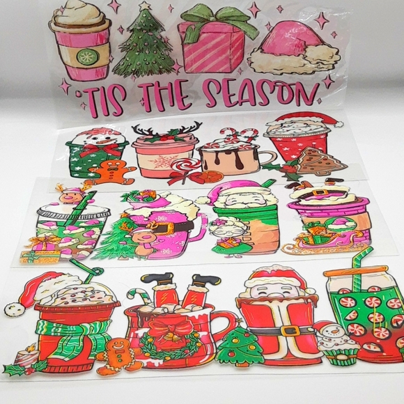 Christmas Crafts 3D Wrap Adhesive Transfer Stickers for Glass Acrylic ❄️ 6 Left! - Picture 3 of 6